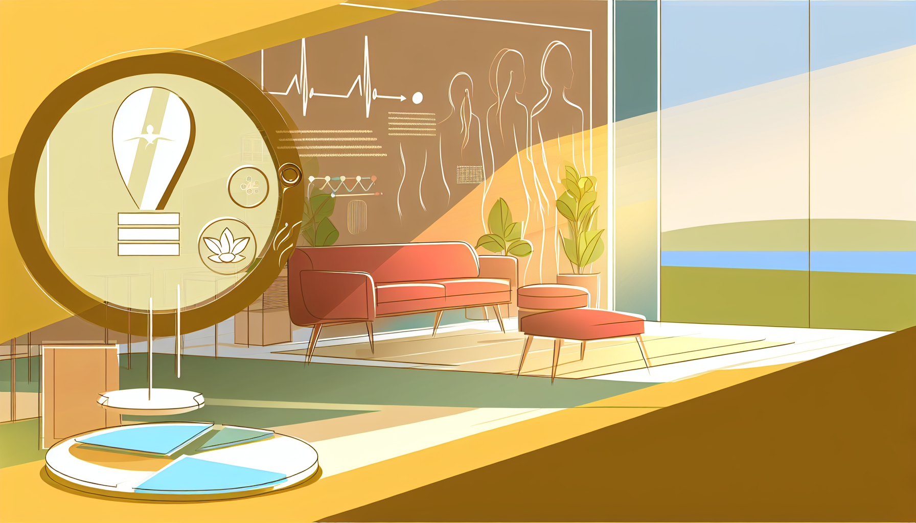 Illustration médicale professionnelle: Fußmassagegerät