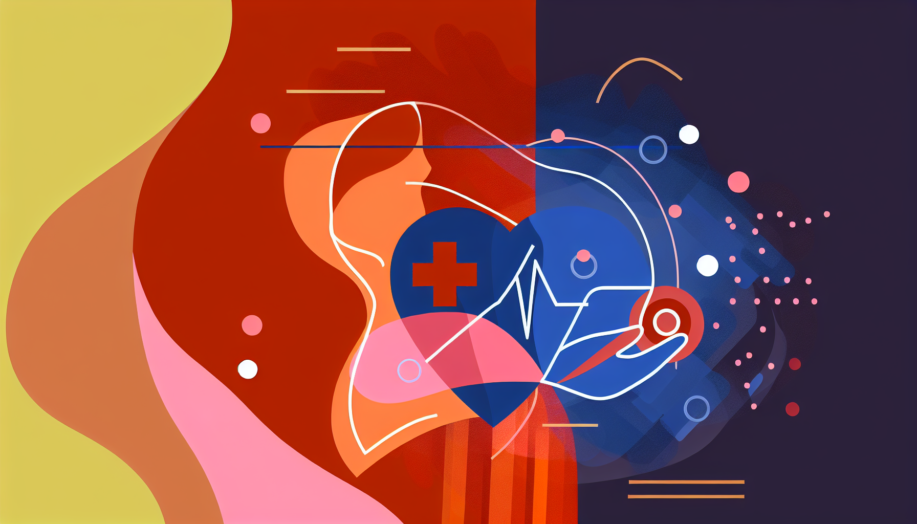 Illustration médicale professionnelle: Erholung nach Training